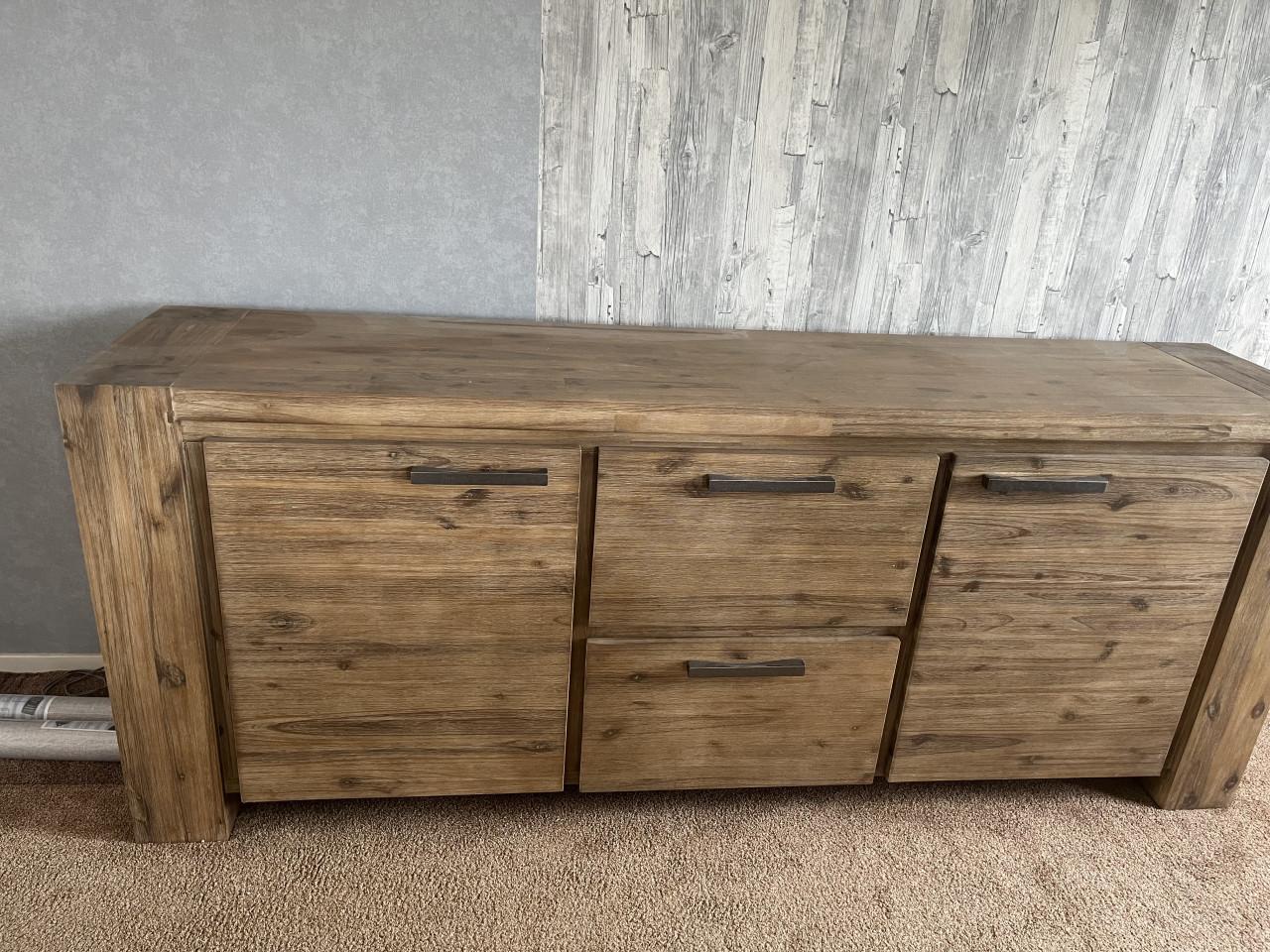 Meubelset massief hout