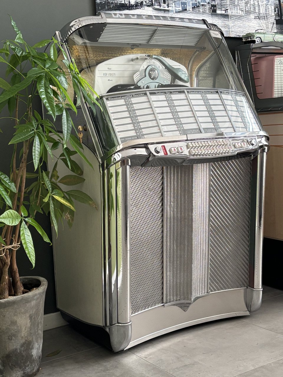Onderhoud jukebox Wurlitzer gezocht