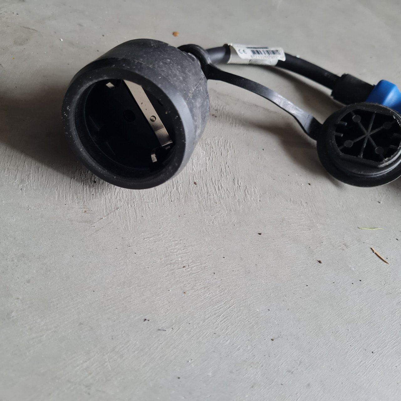 Verloopstekker 3 pins 230V
