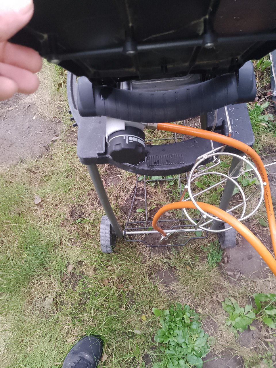 Gas -bbq van Weber