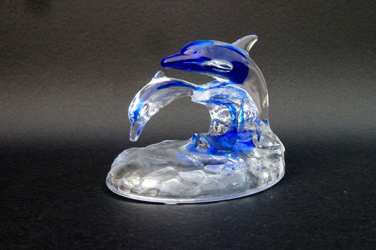 Cristal d' Arques - Kristallen beeldjes Zeedieren en Paarden