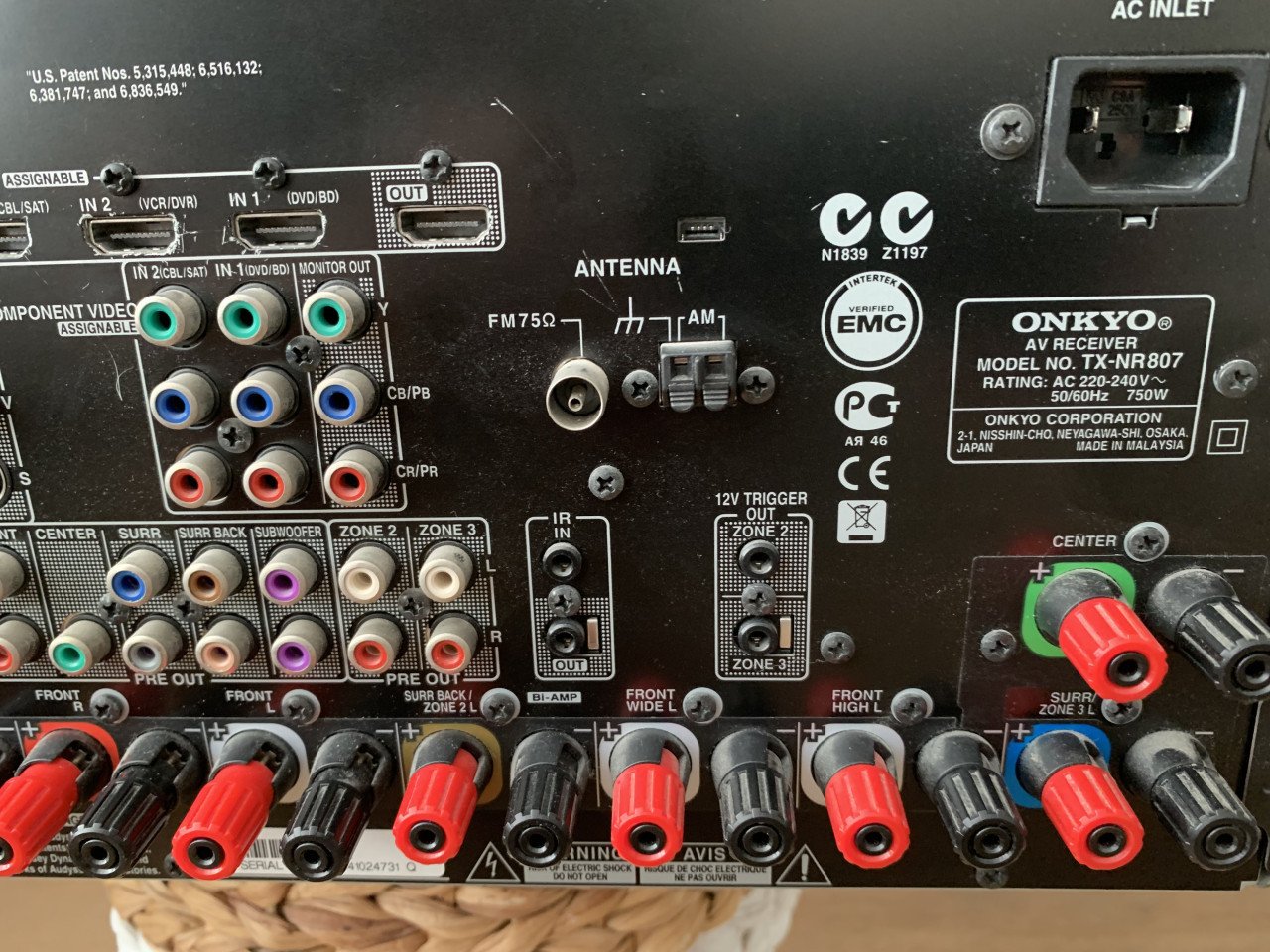 Onkyo THX versterker/receiver