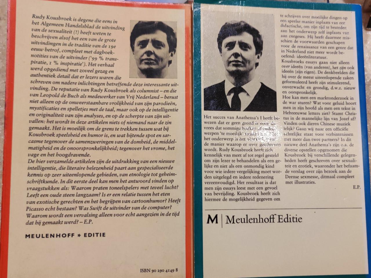 Rust Kousbroek - Anathema's deel 1 en 2