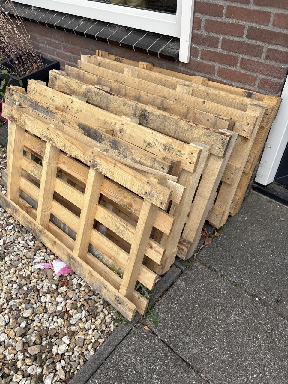Oude pallets