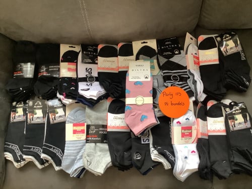 Restpartij sneaker sokken. ( partij 173)