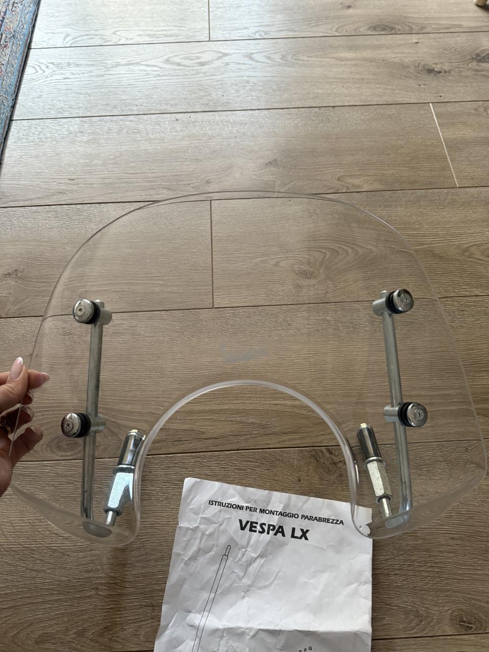 WINDSCHERM LAAG BLANK VESPA LX ORIGINEEL