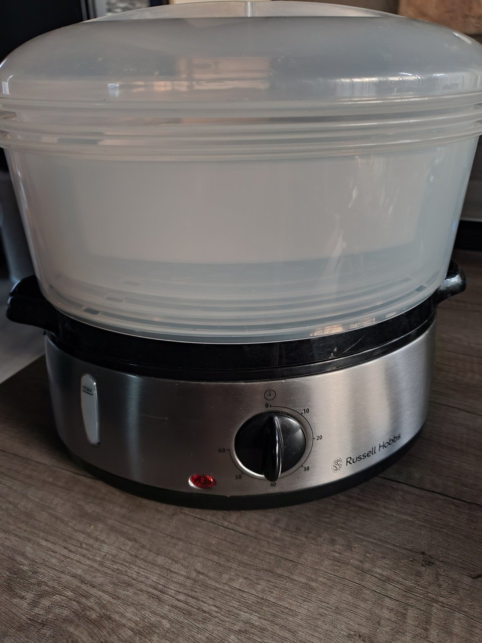 Zgan grote RVS Russell Hobbs Cook Home-stoomkoker en slowcooker...