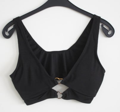 Zwarte bikini boven stuk maat 36