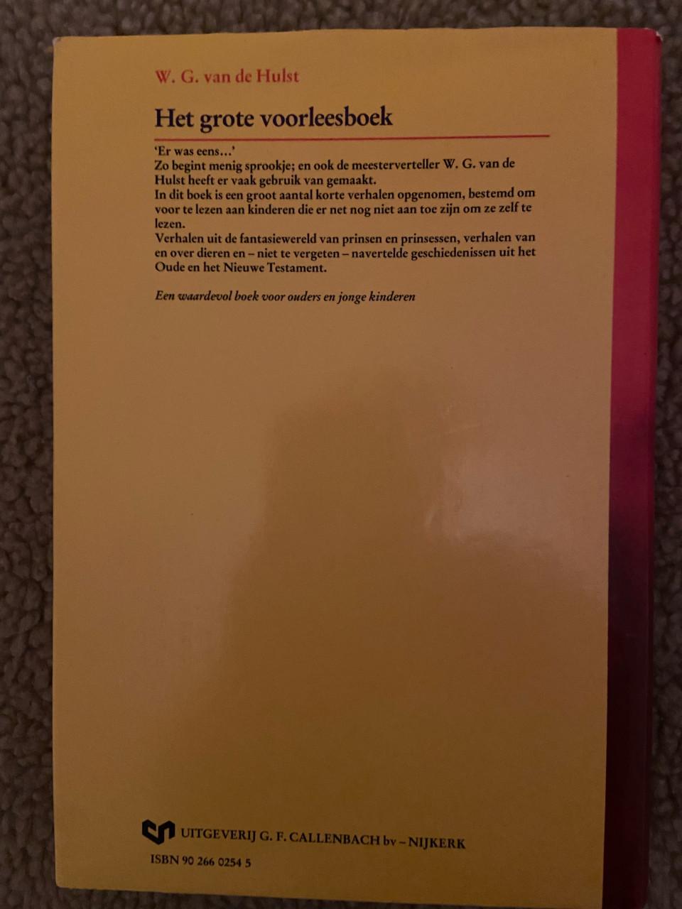 Het grote voorleesboek W.G. van de Hulst
