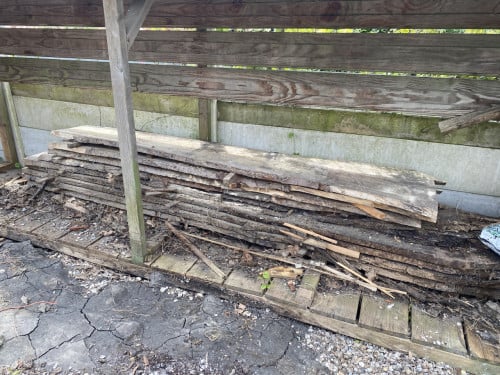 Houten planken