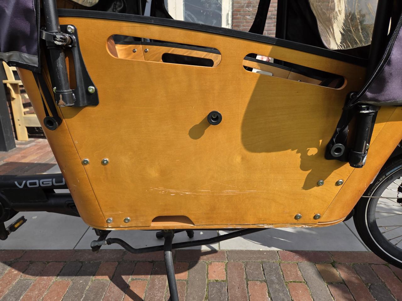 Bakfiets Vogue Carry 2 - elektrisch met huif en kussens