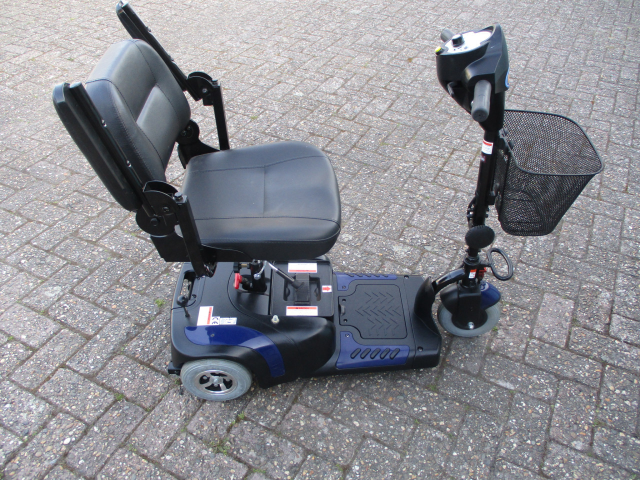 Zgan opvouwbare Venus 3wiel scootmobiel met nieuwe accu,s van 19-4-2025