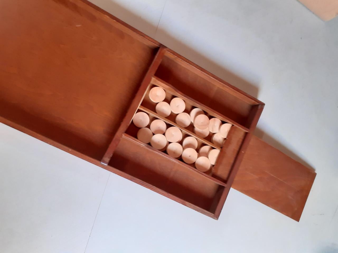 Zelfgemaakte SJOELBAK -  Als nieuw - 2 meter