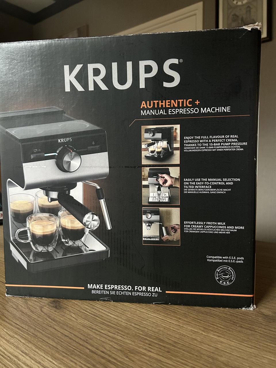 Krups espressomachine XP384, nieuw