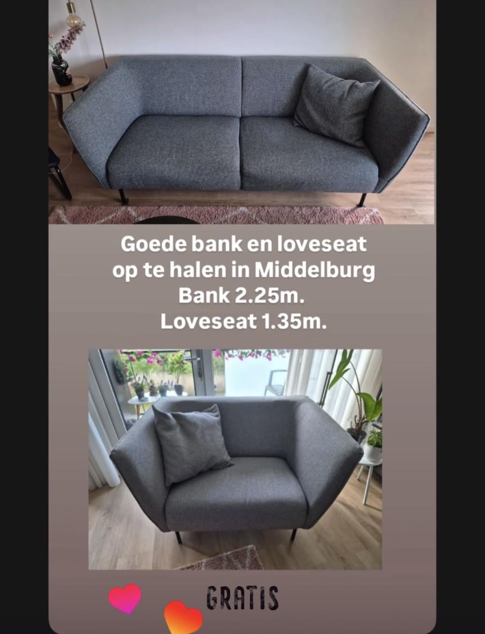 Bank en loveseat