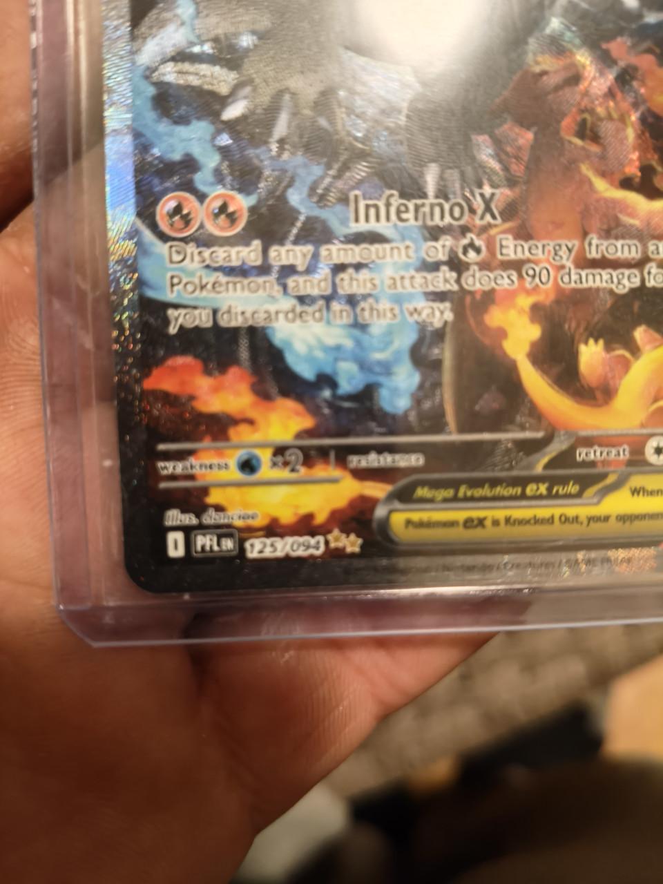 Mega Charizard x ex PFL Pokemon NM