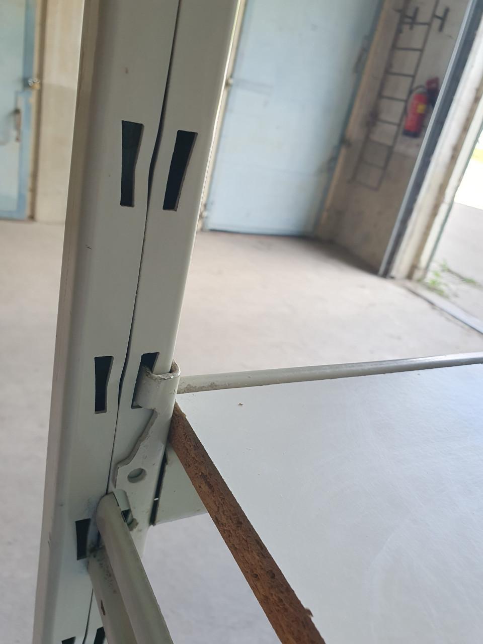 Opbergrek/kast, magazijn of legbordstelling 310cm voor schuur&garage.