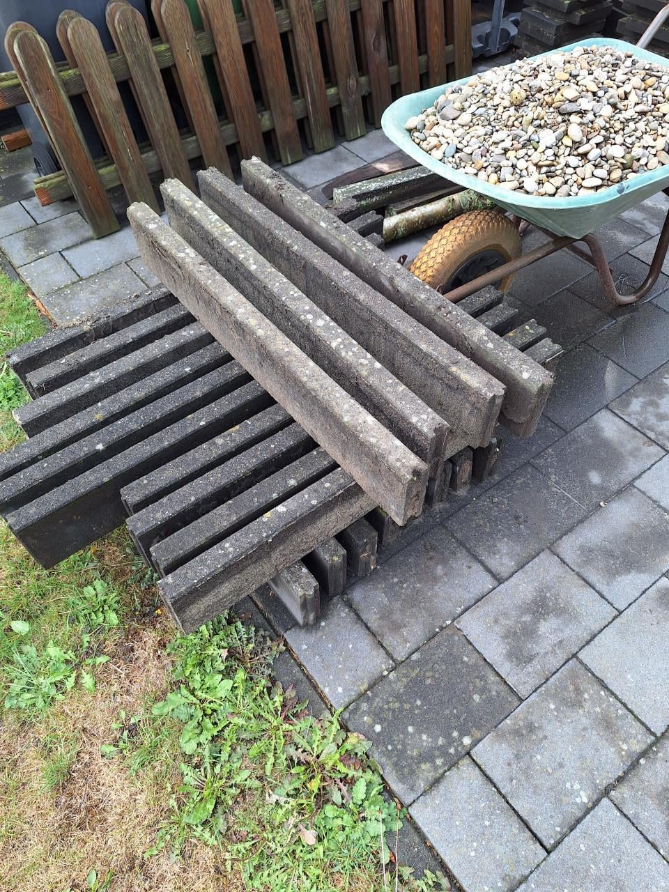 Opsluitbanden antraciet 15x5x100cm
