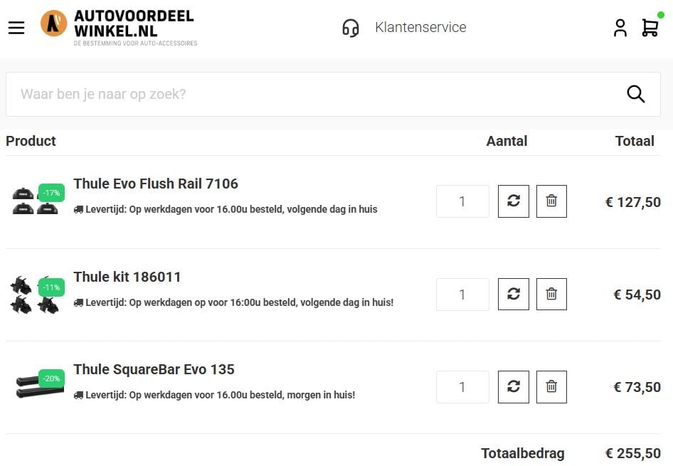 Thule dakdragers Citroën C4 Grand Picasso / Spacetourer 2014-