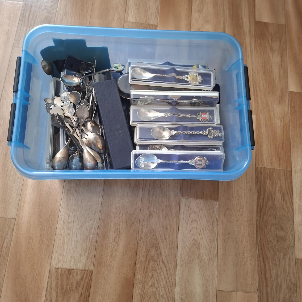 Partij thee lepeltjes 73 stuks