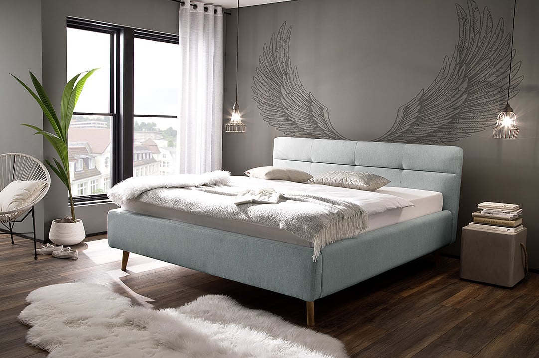 Design bed Claudia 160 of 180 x 200 cm met opbergruimte