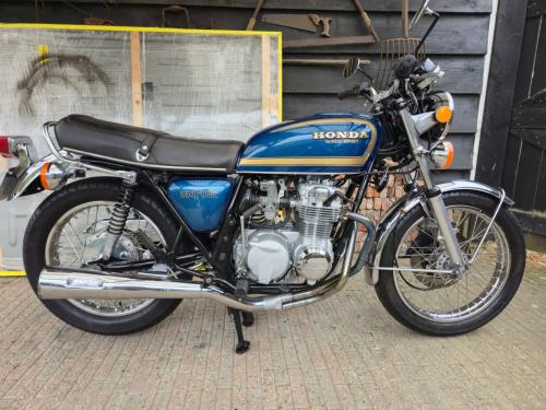 Honda CB550 Four 1977 blauw