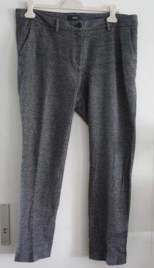 Grijze zigzag pantalon  maat 44