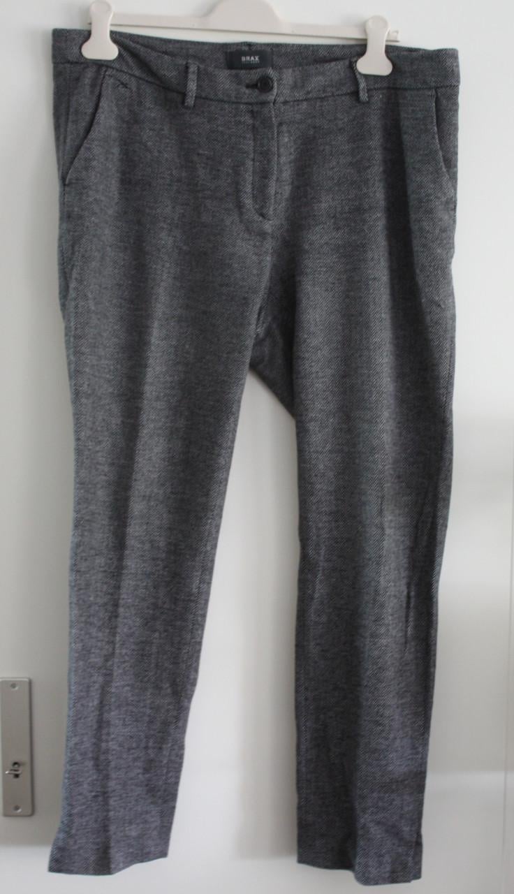 Grijze zigzag pantalon  maat 44