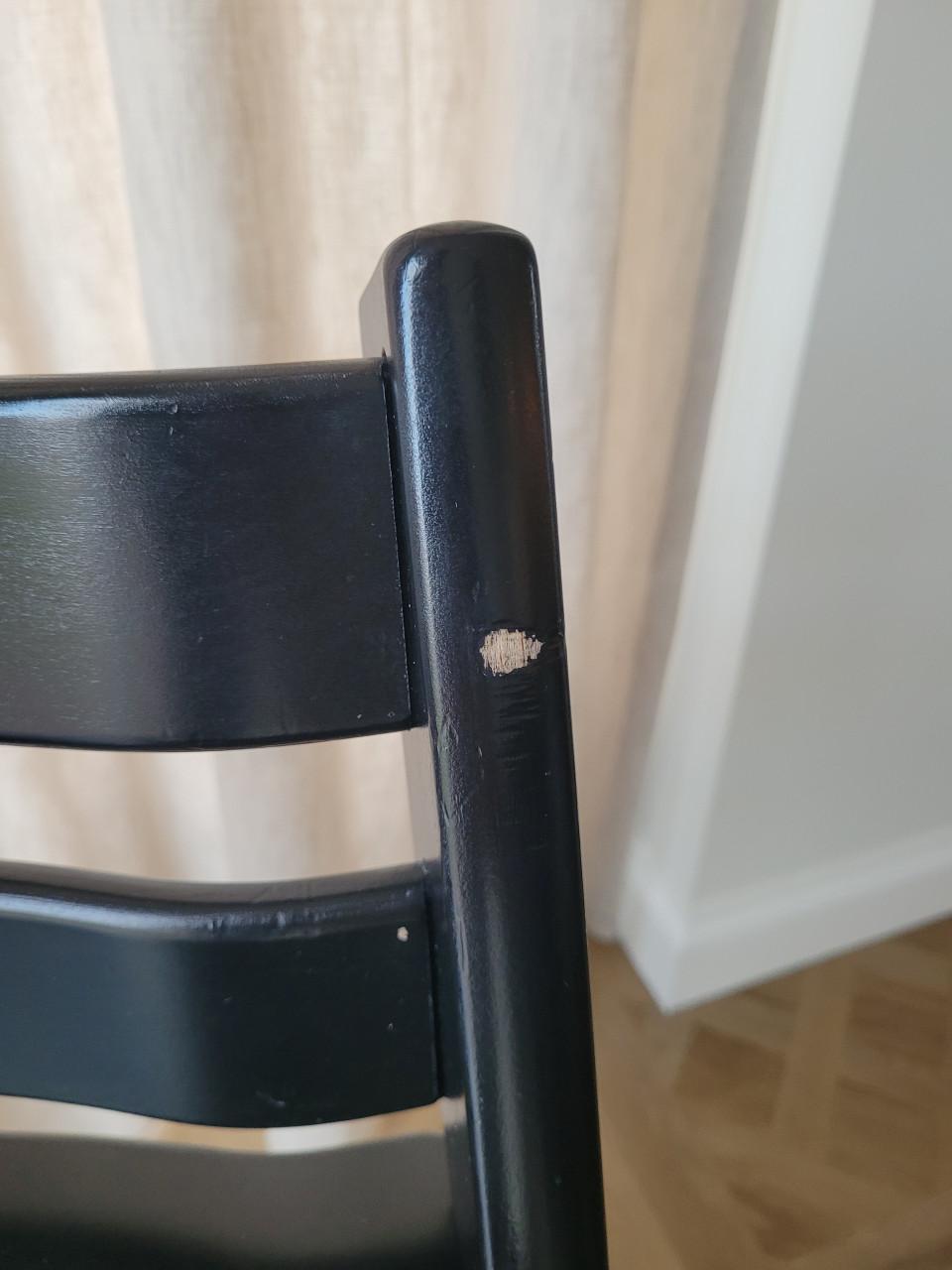 Stokke tripp trapp nieuw model zwart