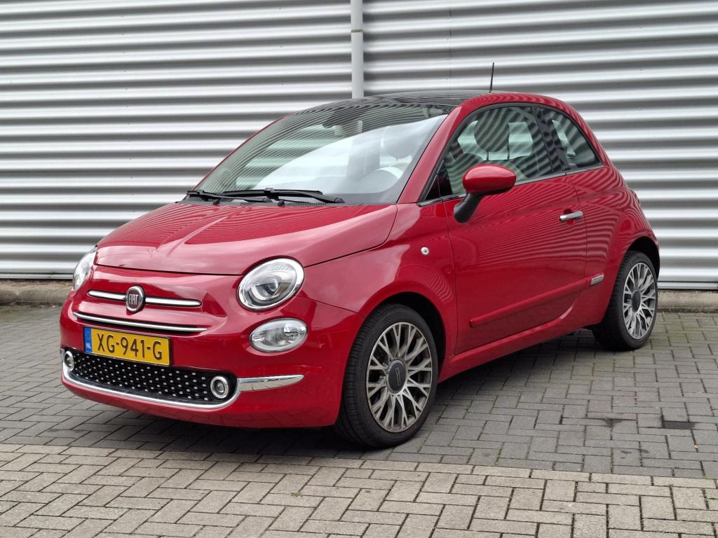 Fiat 500 twinair turbo collezione glazen schuifdak/nav/lmv