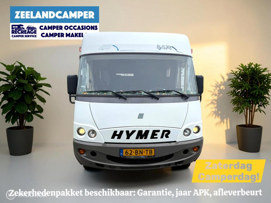 Hymer Onbekend b574 – ruime integraalcamper met vast bed én riant hefbed