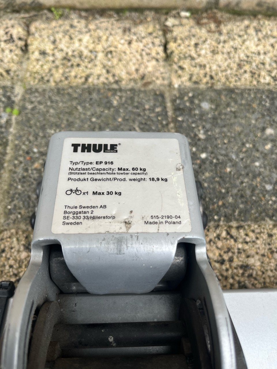Thule Europower 916 fietsendrager