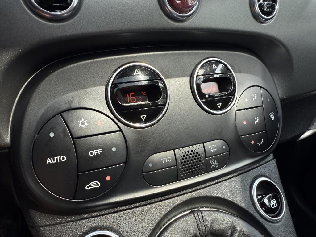 Fiat 500 1.4 t-j ab 595 pista // sabelt carbon stoelen //