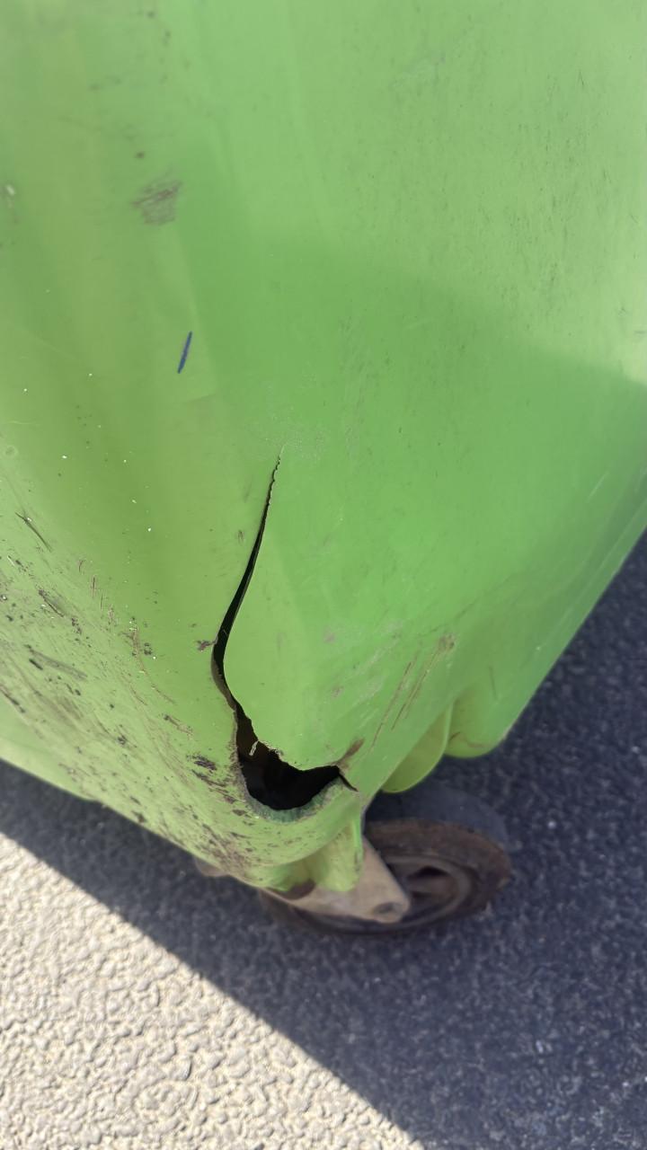 Afvalcontainer verrijdbaar