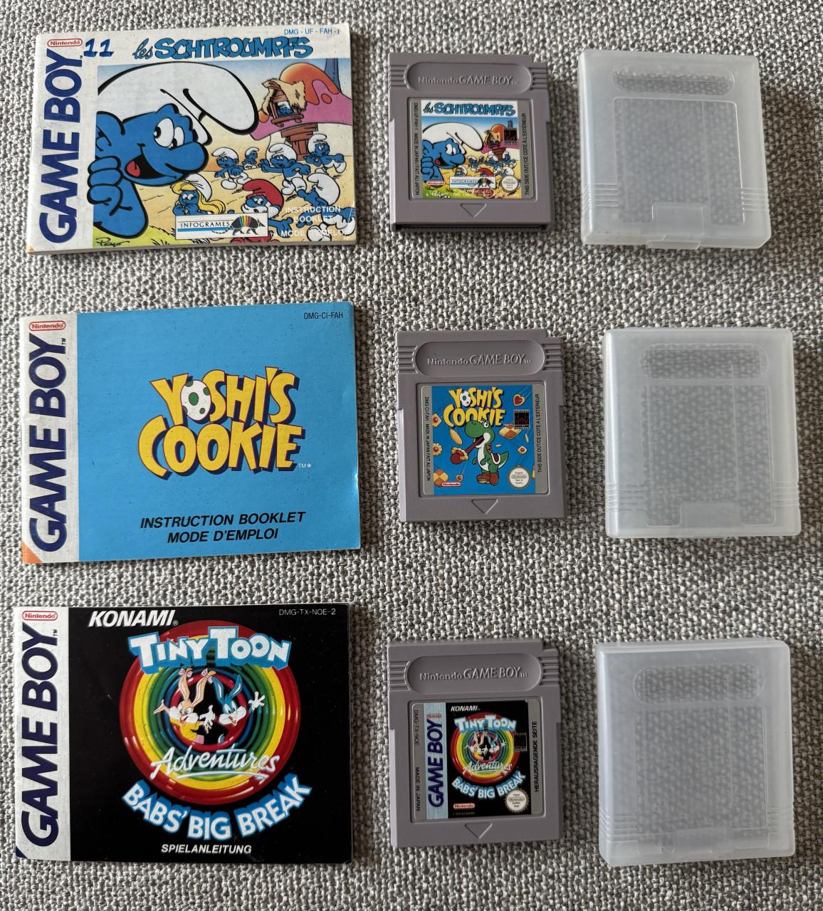 Nintendo Gameboy met 6 Games en 5 boekjes