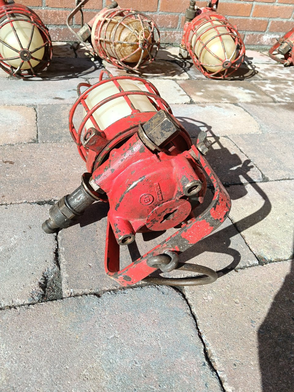 Industriële antieke lampen