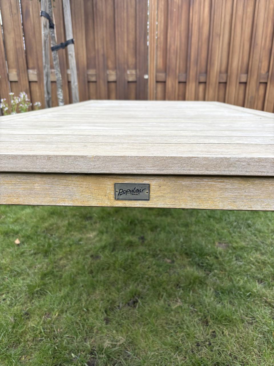 Tuintafel teakhout 200x100