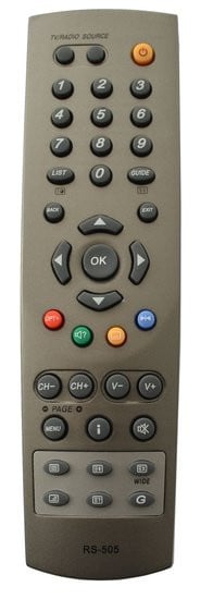 Originele Humax afstandsbediening , type RS 505, incl. nieuwe batterijen