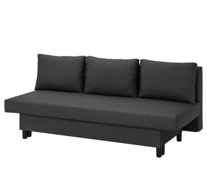 Mooie bedbank antraciet