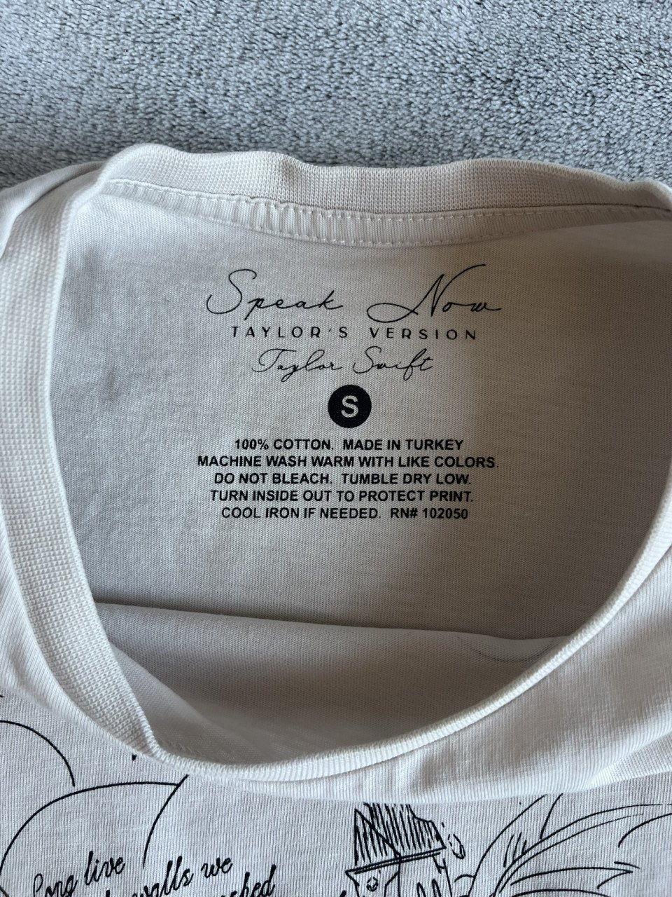 Taylor Swift Speak Now t-shirt maat S