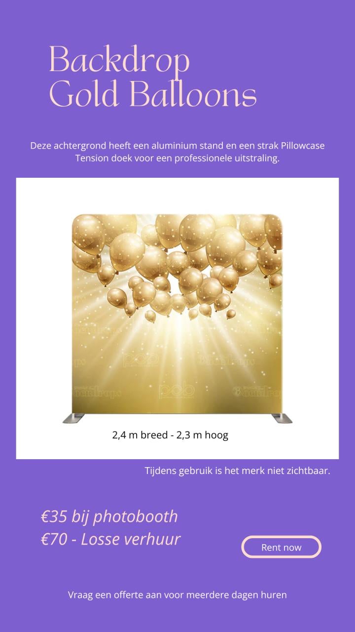 Achtergrond/backdrop te huur Zeeland