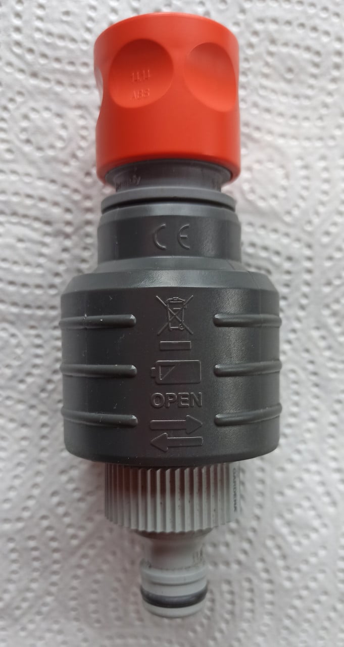 Gardena watermeter, één of twee keer gebruikt