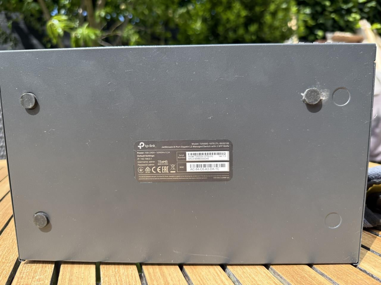2× TP-Link JetStream 8-poorts Gigabit Managed Switch