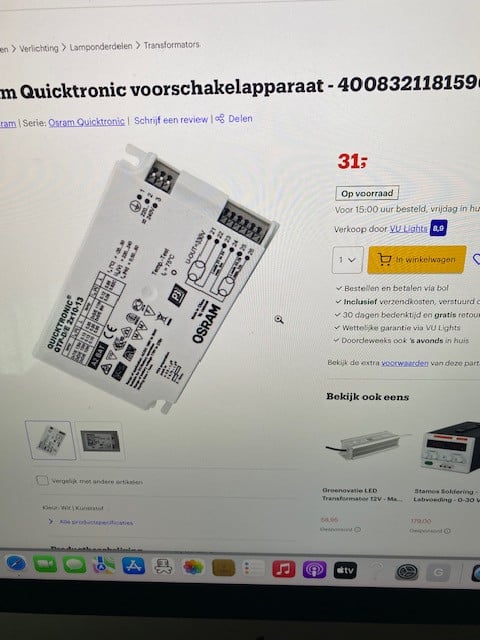 Osram quicktronic voorschakel app