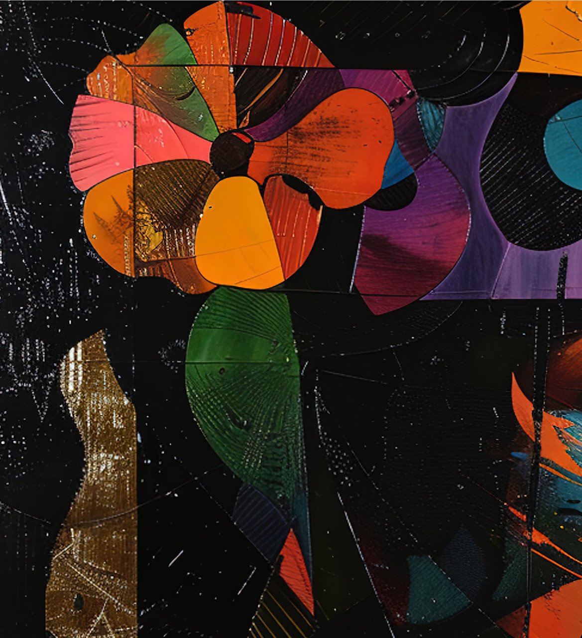 " Mujer con sombrero " Kunstwerk van de kunstenaar Alberto Ricardo