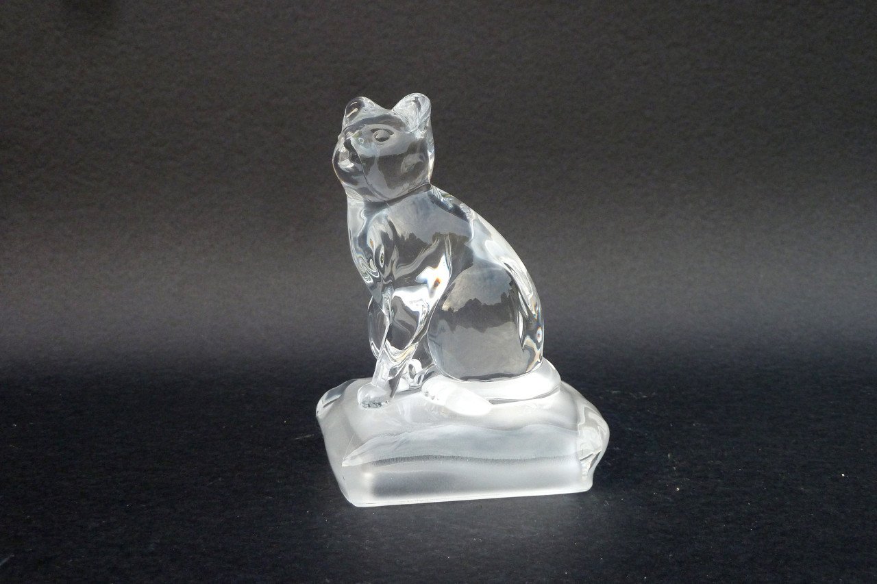 Cristal d' Arques - Kristallen beeldjes Vogels, Honden en Katten