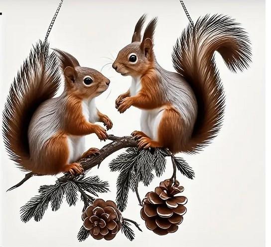 Raamhanger eekhoorn ( extreem groot formaat  )