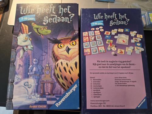 Kinderspel 'Wie heeft het gedaan?' van Ravensburger,  ZGAN