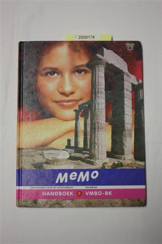 Memo/ 1vmbo-bk handboek Geschiedenis voor de basisvorming €.2,50