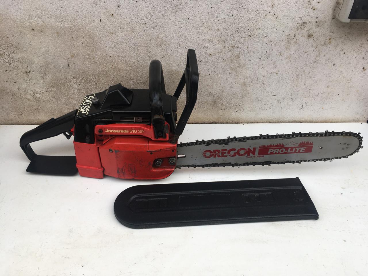 Oldtimer kettingzaag motorzaag jonsereds  510 sp 49cc